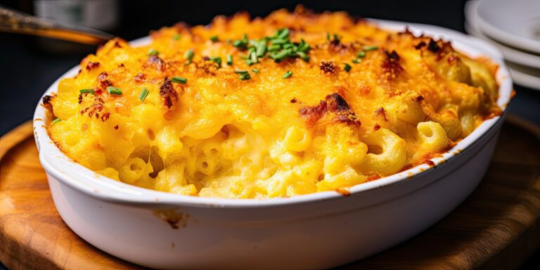 Vegan Mac n cheese recipe, a gooey delight of childhood comfort. A cozy kitchen, where cheesy dreams come true.
