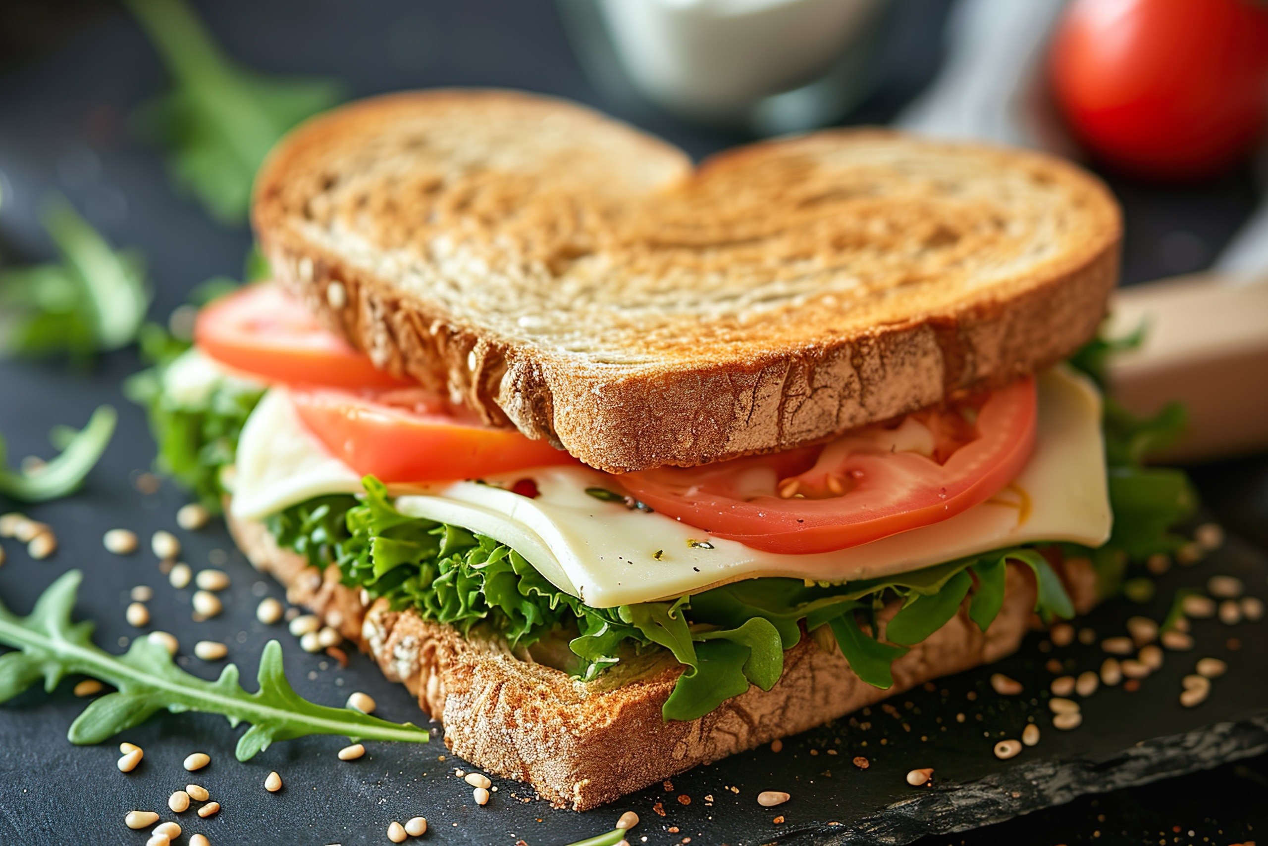 Quick & Easy Vegan Cheese Sandwich