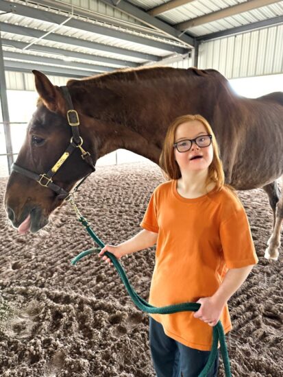 Christina with Horse